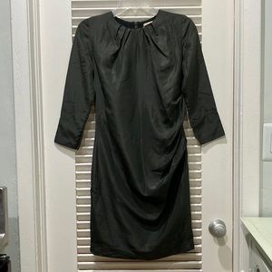 ANA PIRES emerald green cocktail dress